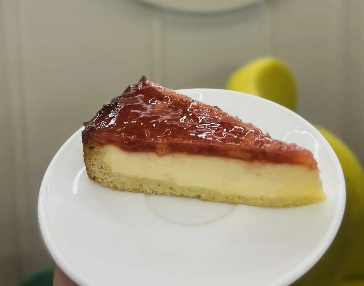 Чизкейк с клубникой