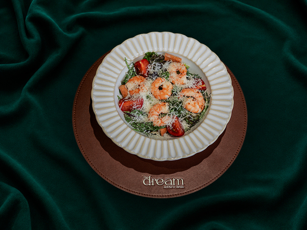 Shrimp Caesar Կեսար ծովախեցգետնով 