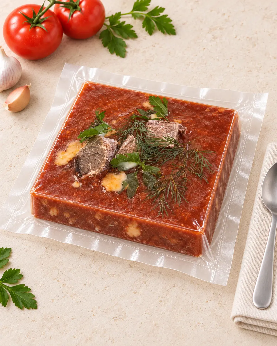 Борщ в упаковке