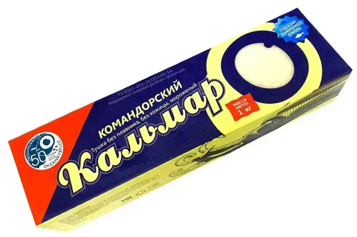 Кальмар Командорский 1кг