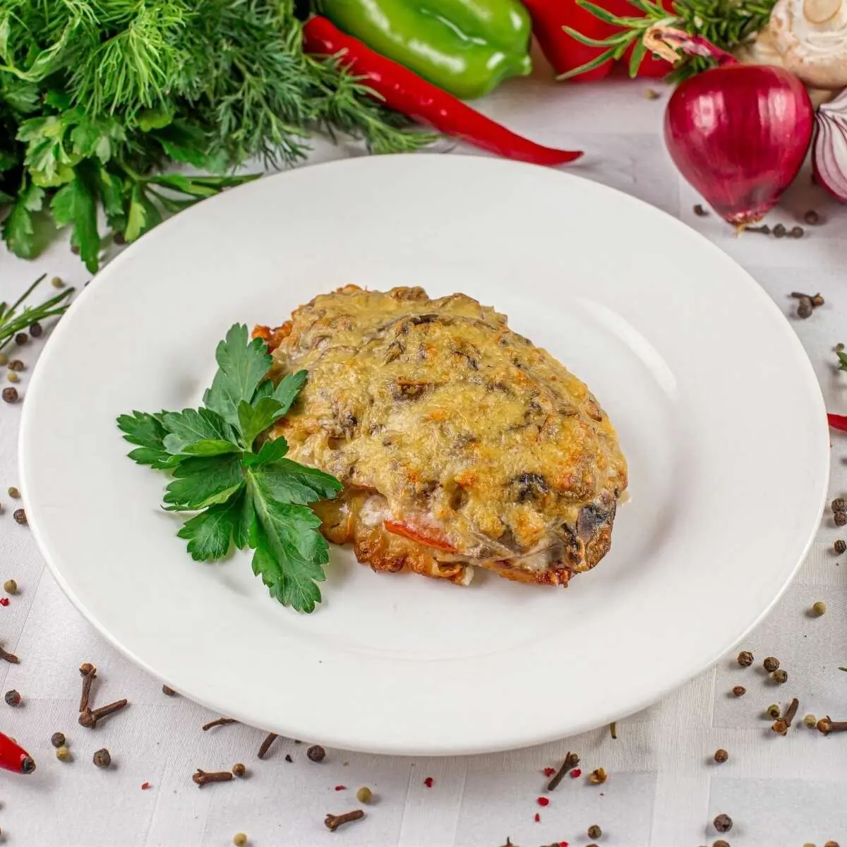 Мясо по-французски