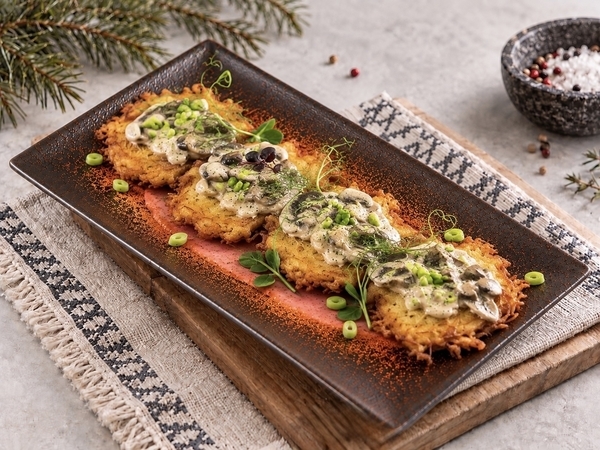 Драники картофельные с Грибным Жульеном