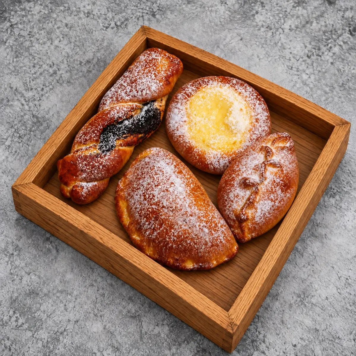Булочка с маком