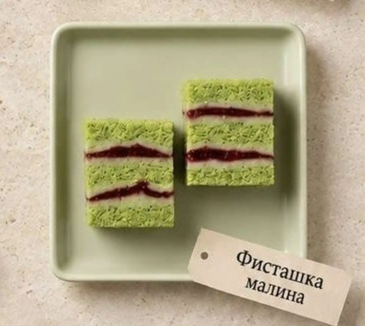 Фисташка — малина / Pistachio Raspberry