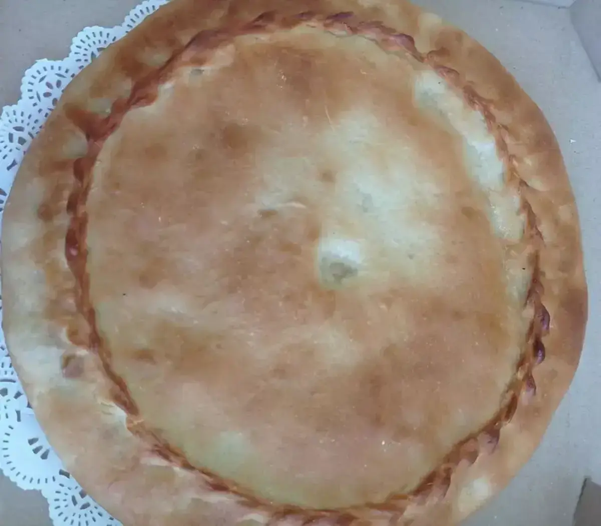 Пирог с капустой с фаршем
