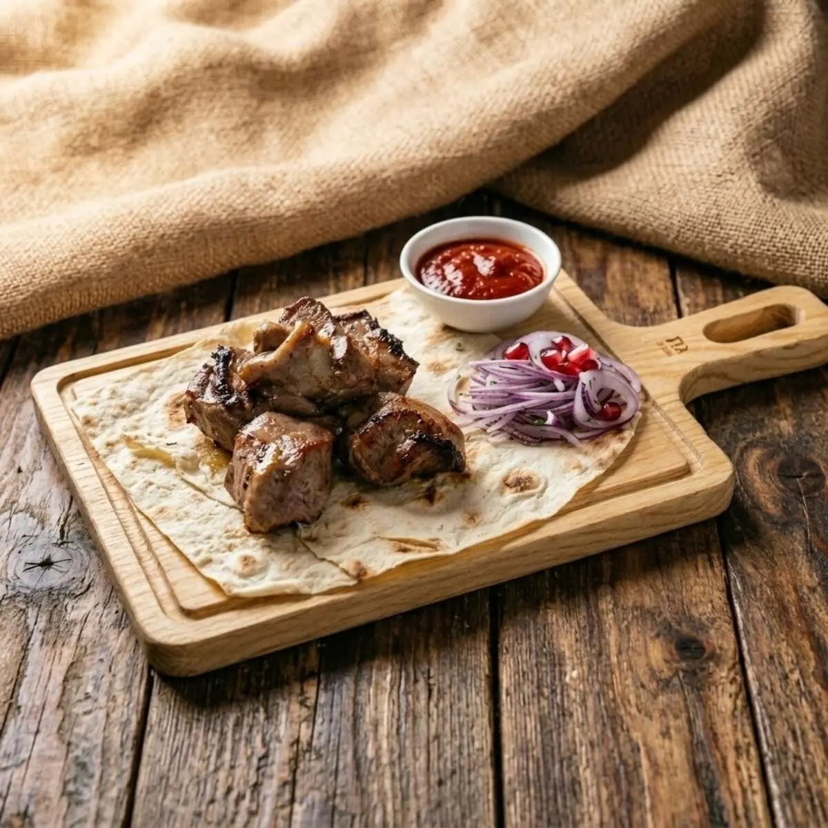 Шашлык из свиной шеи