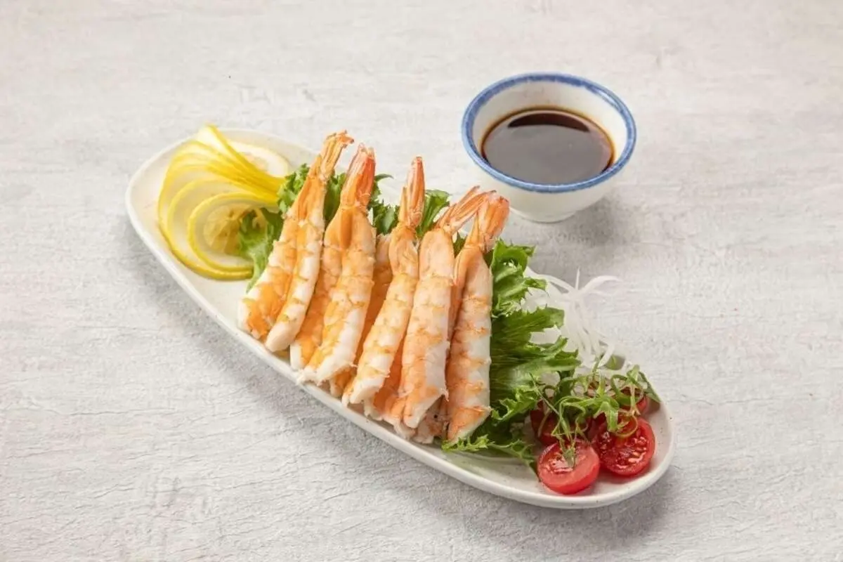 Креветки сашими 