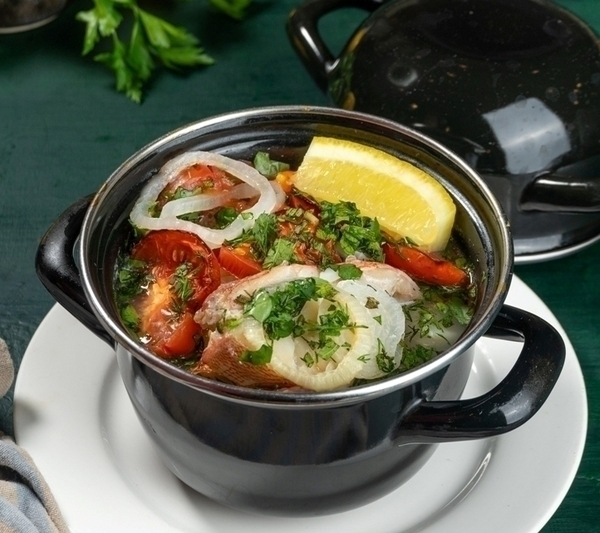 Хашлама из морского окуня
