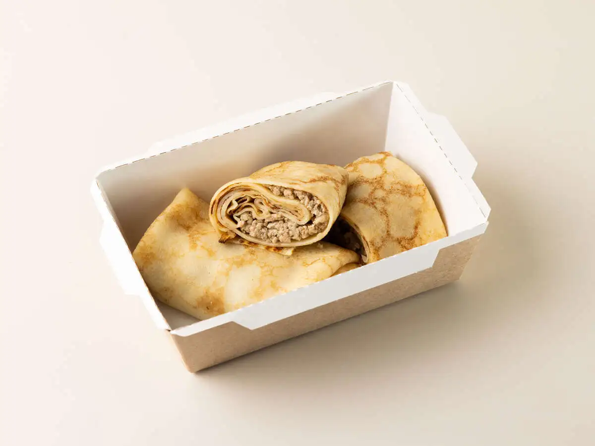Блины с мясом