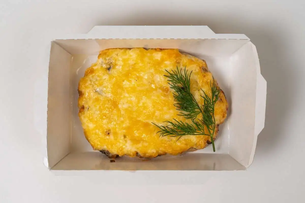 Отбивная куринная с грибами