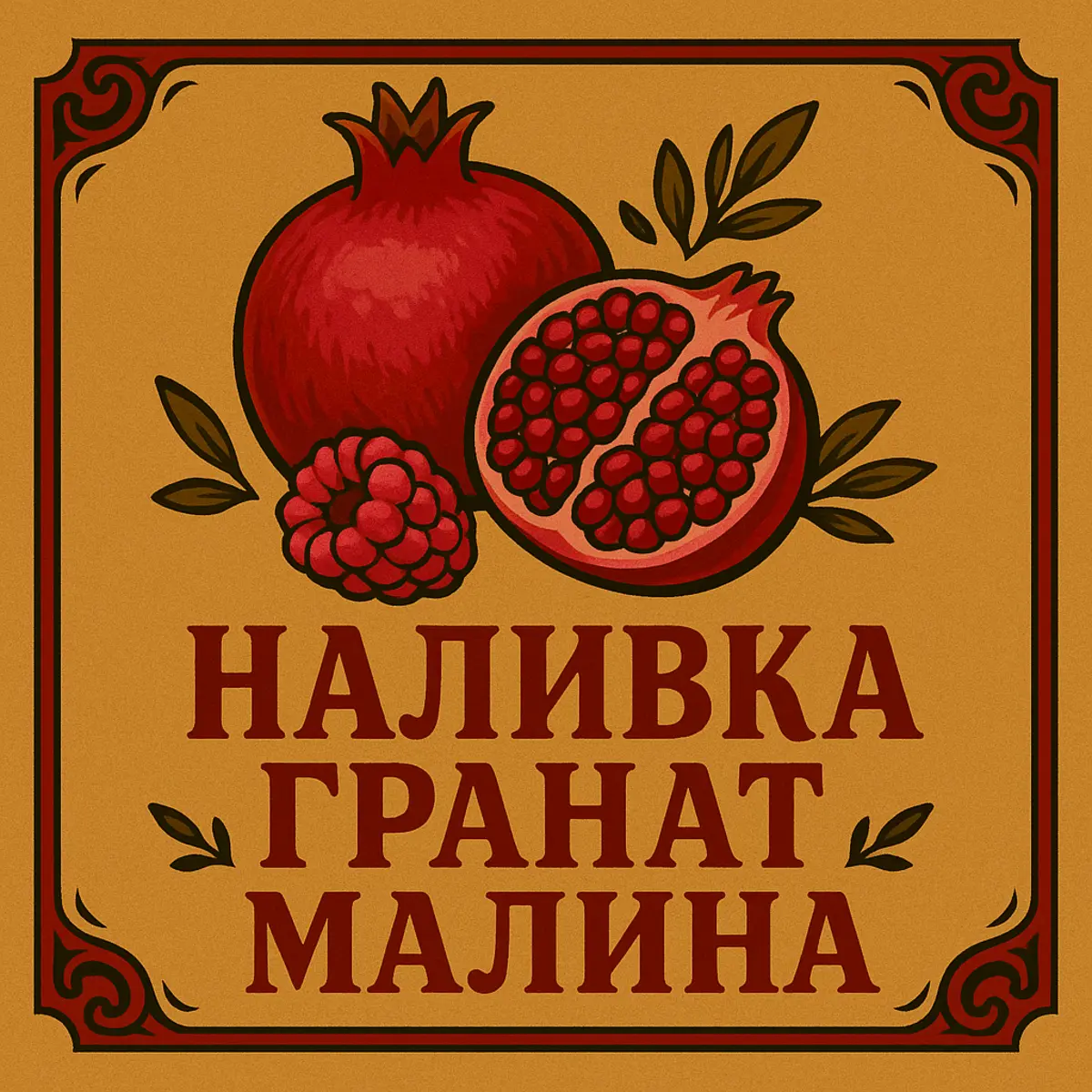 Наливка Гранат-Малина