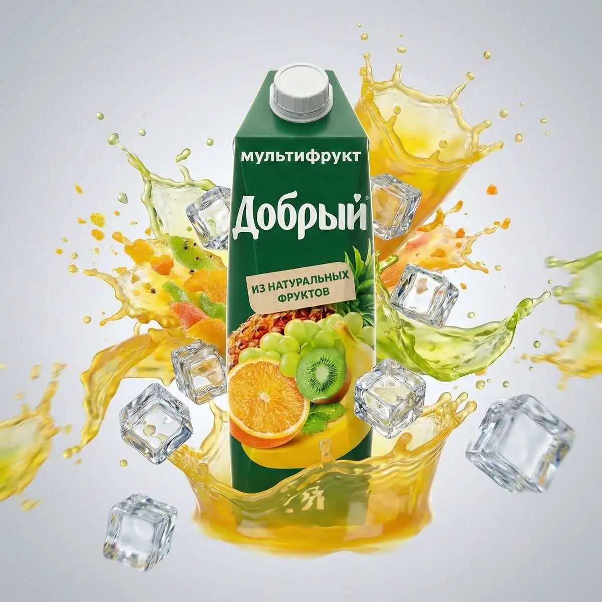 Сок Добрый Мультифрукт 1Л