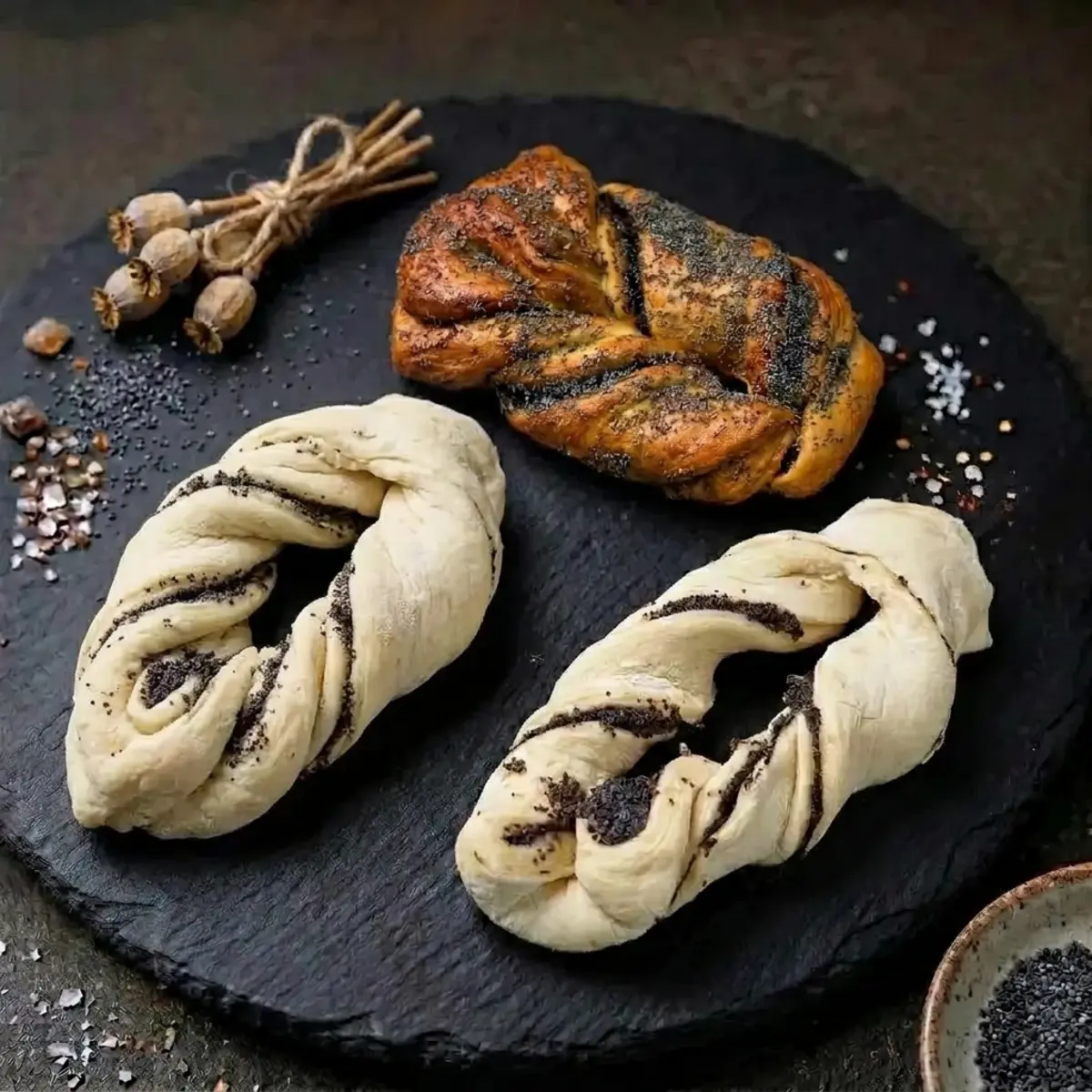 Слойка с маком (4шт по 130гр)