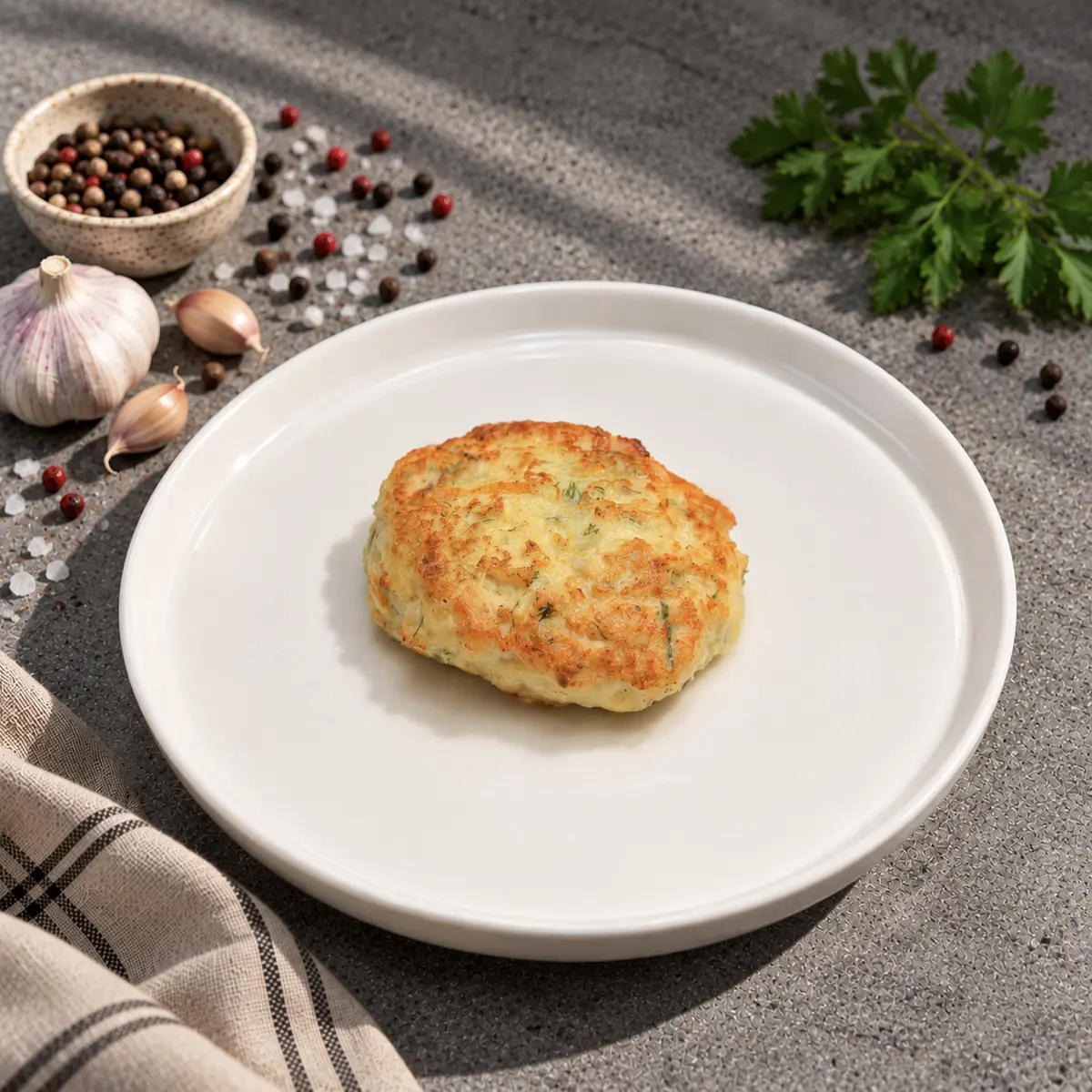 Оладья куриная с сыром