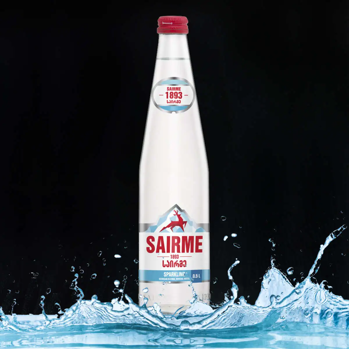 Вода SAIRME 0,5л ст. газ