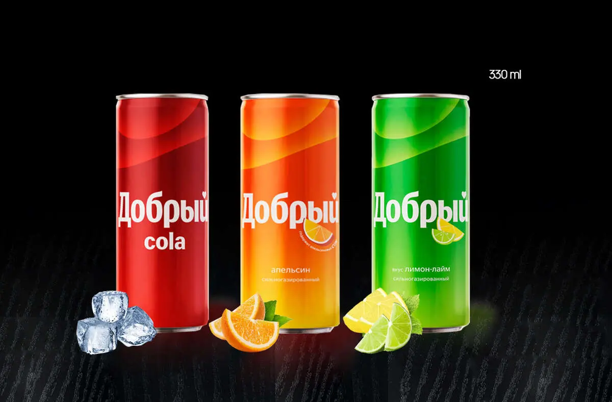 Лимонад Добрый Кола 0,33 ж/б