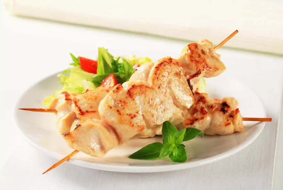 Шашлык из куриной грудки