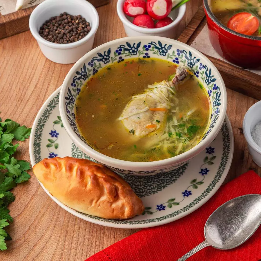 Куриная лапша