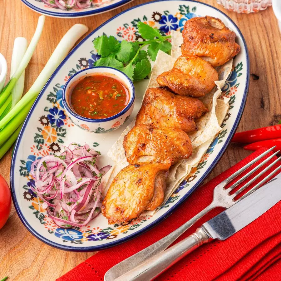 Шашлык из куриных бедрышек