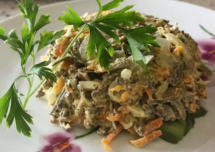 Салат "Печеночный"