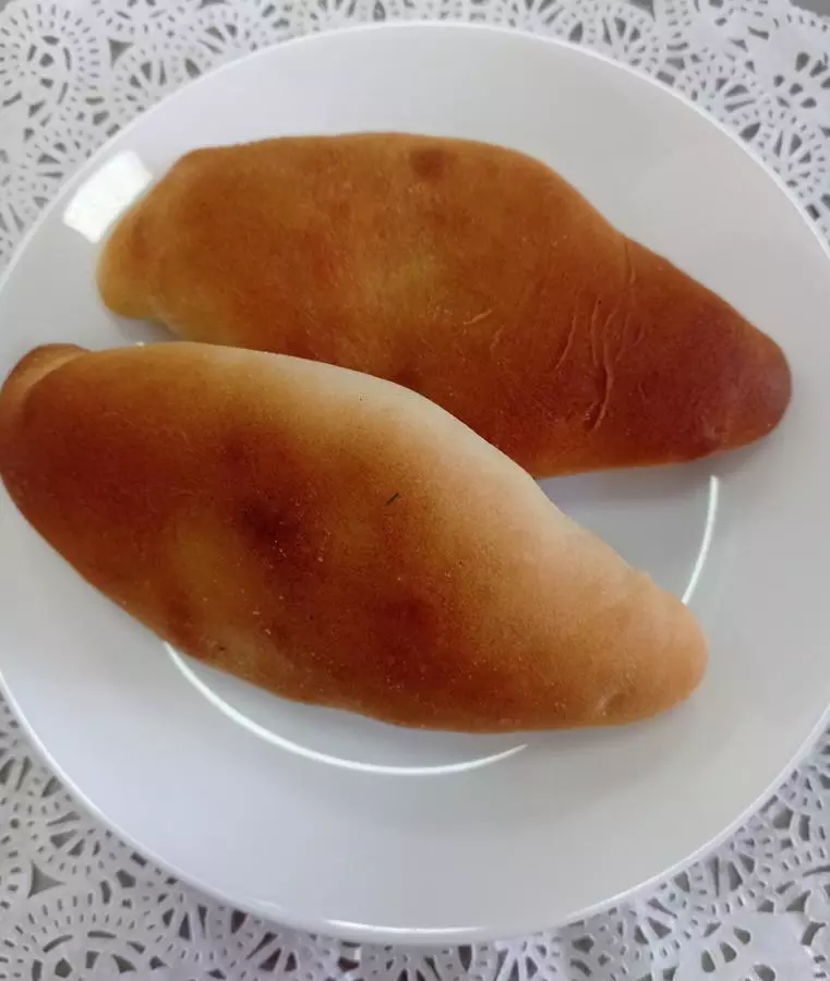Пирожки печеные с капустой   