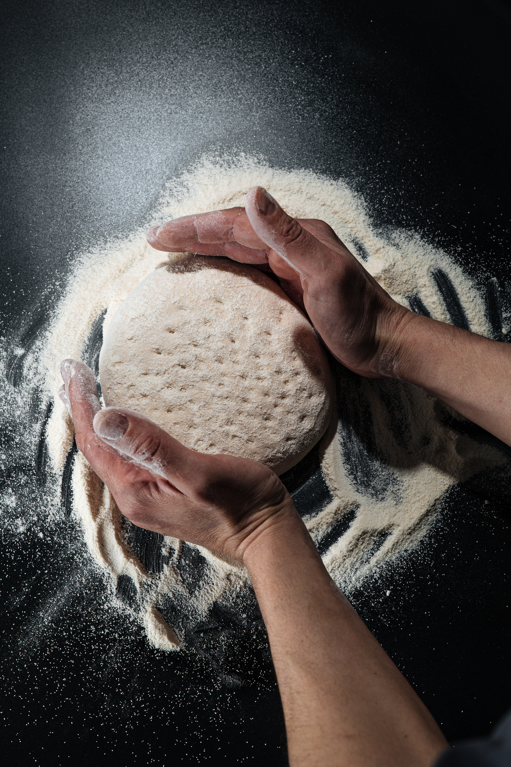 Процесс приготовления теста